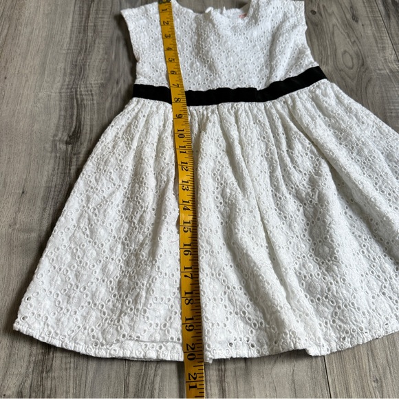 Joe Fresh White Lined Sleeveless Cotton Doily Dress - 3 years - Picture 9 of 9